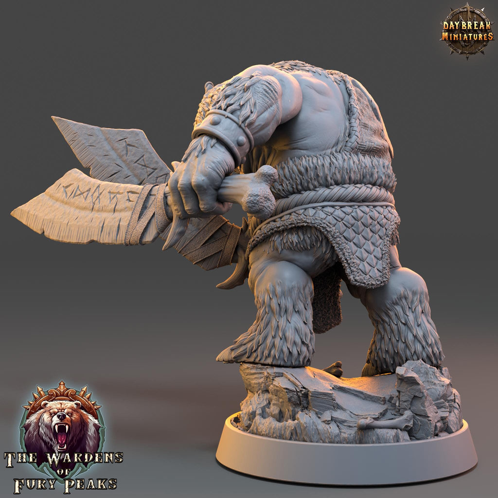 Rana Ripclaw | Daybreak Miniatures | Wardens of Fury Peaks | RESIN | Fantasy | Horror | Wargaming | RPG | DnD | Gaming Miniature | Ursine