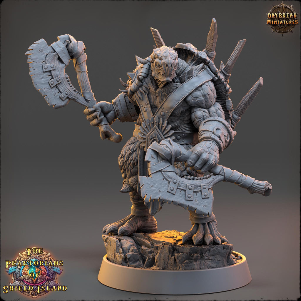 The Praetorians of Shield Island Full Set | Daybreak Miniatures | RESIN | Fantasy | Wargaming | RPG | DnD | Tortles