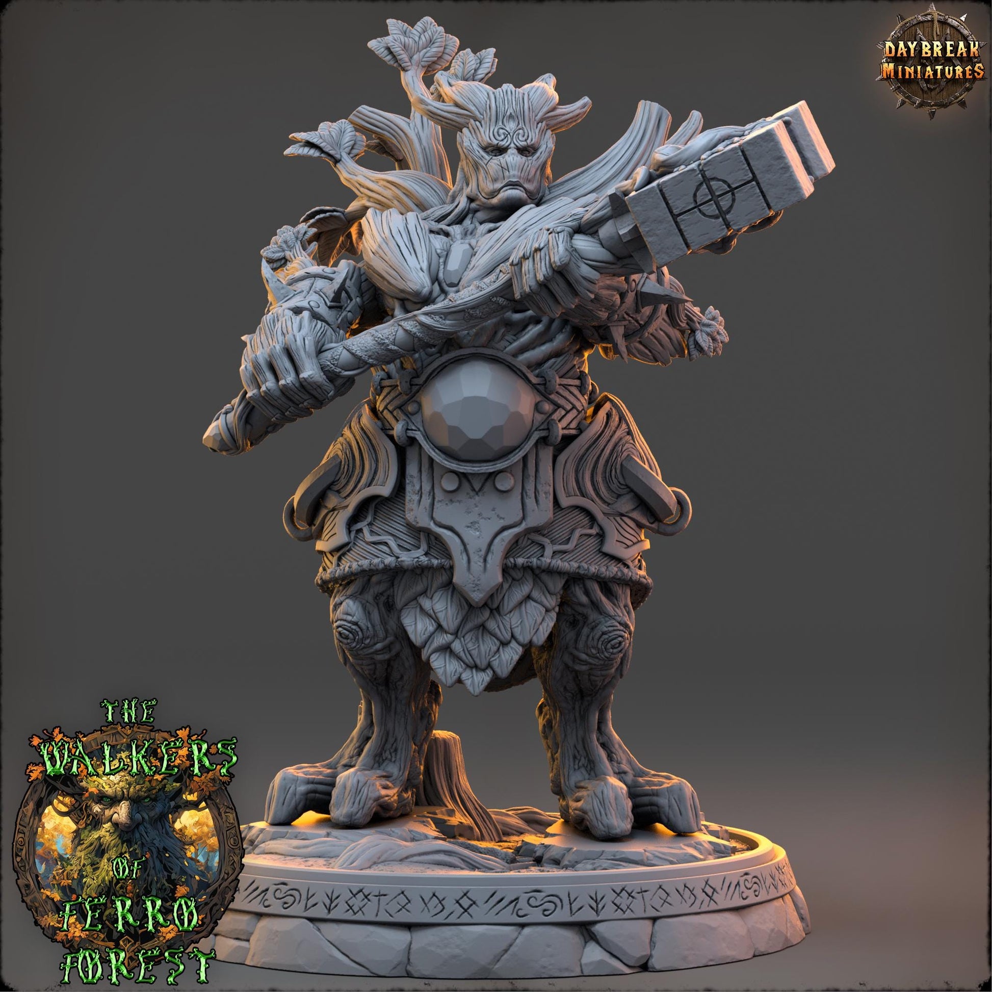 The Walkers of Ferro Forest Full Set | Daybreak Miniatures | Fey Creatures | RESIN | Fantasy | Wargaming | RPG | DnD | Gaming | Treant | Ent