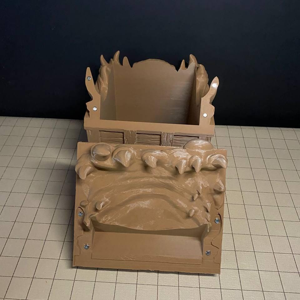 Mimic Tisue Box Holder | Fates End | 3D Print | Fantasy | Gamer Gift
