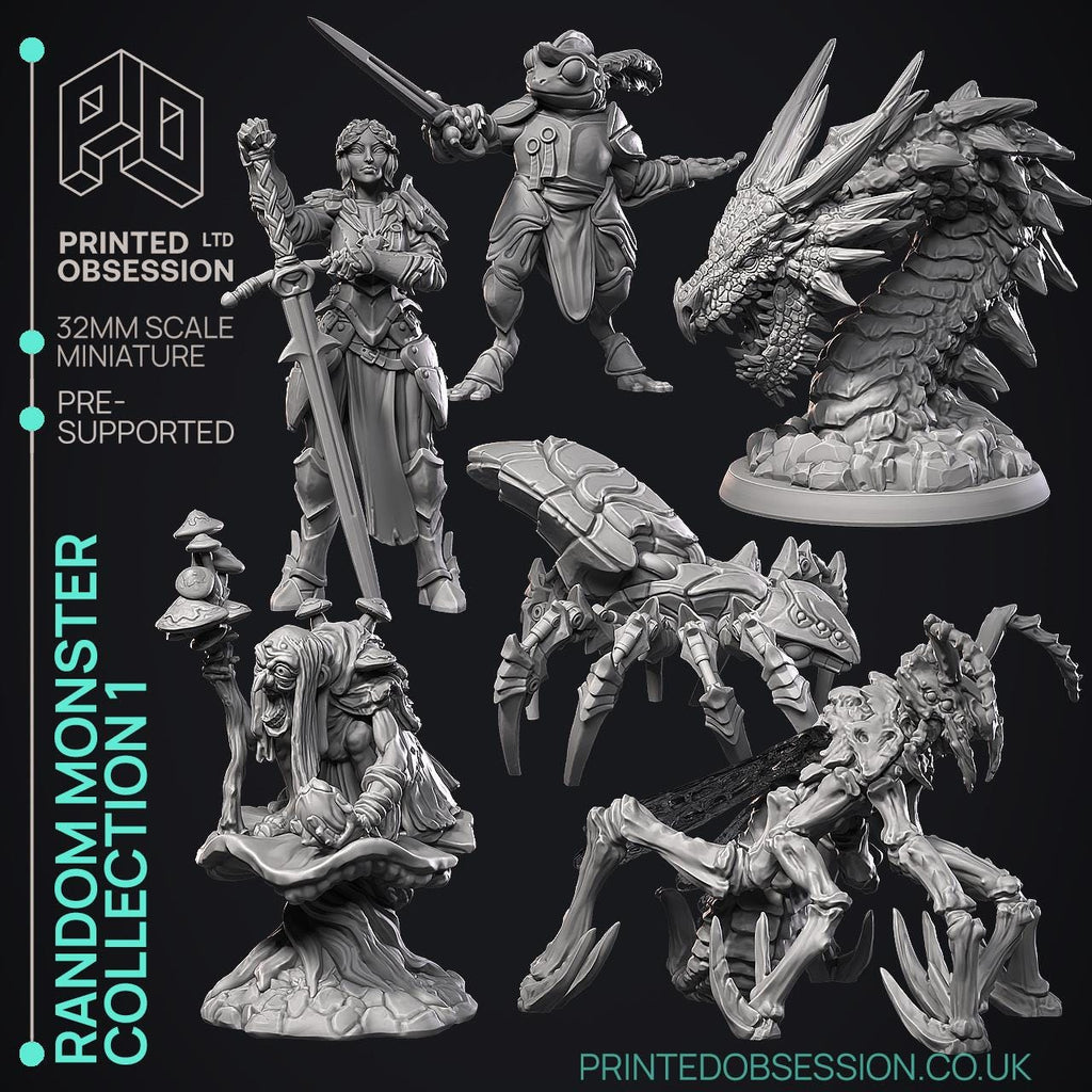 Bavlorna Sporemother | Printed Obsession | Random Monsters | Resin | Fantasy | Horror | DnD | RPG | Tabletop | Miniature | Character Model