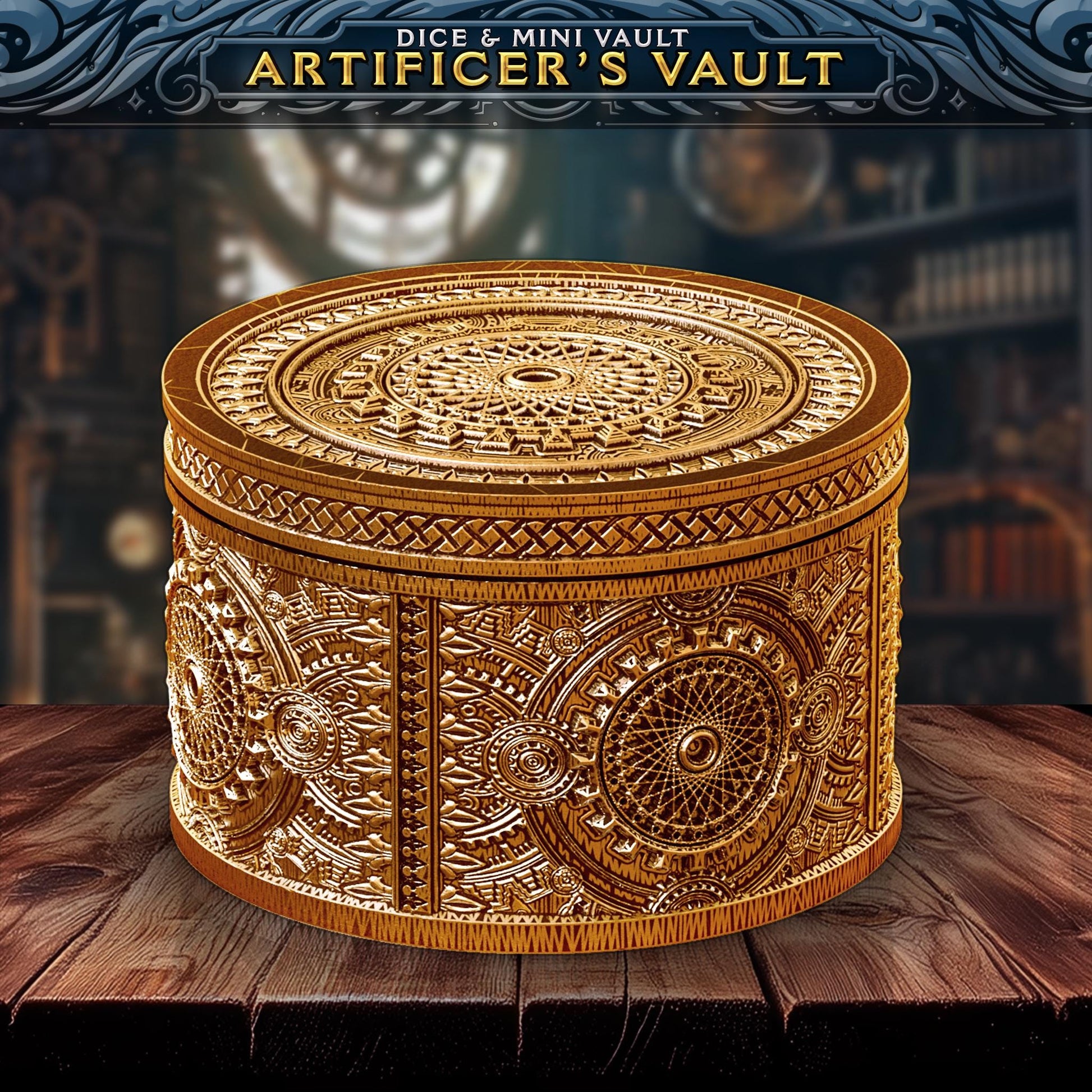 Artificer Tankard - Can Holder Dice Tower and Dice Vault | Fates End | Roleplay Games | Gamer Gift | Mug