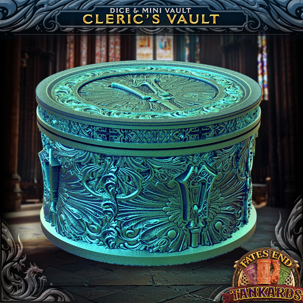 Cleric Tankard - Can Holder Dice Tower and Dice Vault | Fates End | Roleplay Games | Gamer Gift | Mug