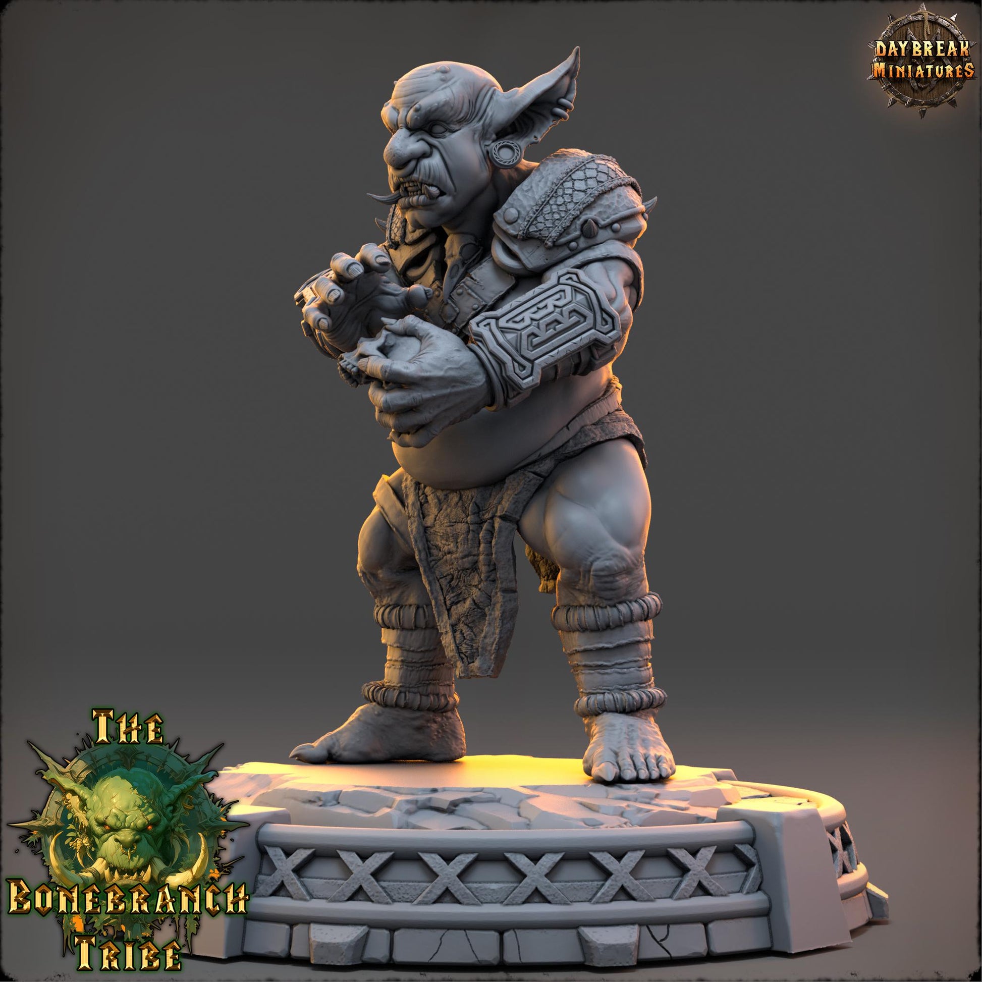 Grubla Gutbrew | Daybreak Miniatures | Bonebranch Tribe | RESIN | Fantasy | Horror | Wargaming | RPG | DnD | Gaming | Goblin
