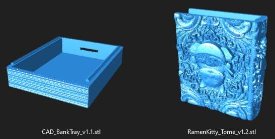 Neko Noodles Tome - Perfect for cards, dice, minis | Fates End | Fantasy | DnD | RPG | Roleplay Gaming | MTG Magic Card Box | Gamer Gift