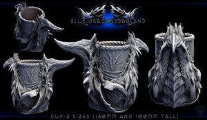 Dragon Dice Cup | Mini Monster Mayhem | Dragon Head Cups | Fantasy | DnD | RPG | Gaming | Pen Holder | Paint Brush Holder