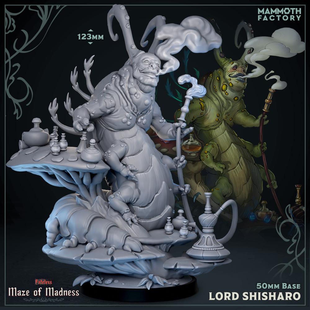 Lord Shisharo | Mammoth Factory | Maze of Madness | RESIN | Fantasy | DnD | RPG | Tabletop | Gaming Miniatures | BBEG