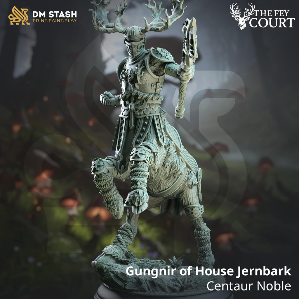 Gungnir of House Jernbark - Centaur Noble | DM Stash | The Fey Court | Fantasy | DnD | RPG |  Miniature | Beast Model