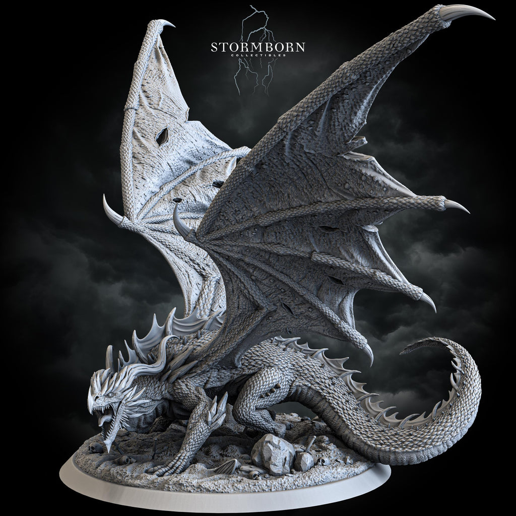 Ancient Red Dragon | Stormborn Collectibles | Lord of the Beholders | RESIN | Fantasy | Horror | RPG | Gaming Miniatures | BBEG