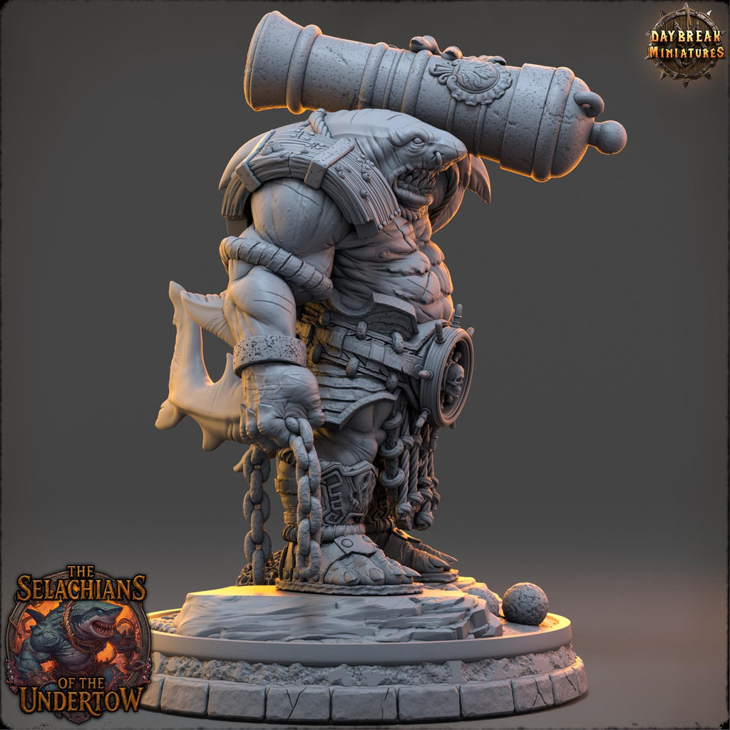 Zunraka Foamveil | Daybreak Miniatures | Selachians of the Undertow | RESIN | Fantasy | Horror | 40K | DnD | Miniature