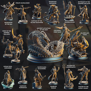 Old Mawgrin - Ancient Leviathan of the Deep | DM Stash | Blood on the Sails | Fantasy | DnD | RPG | Gaming | Miniature | BBEG | Leviathan