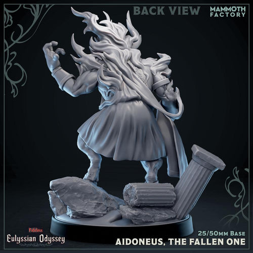Aidoneus, The Fallen One | Mammoth Factory | Fateless - Eulyssian Odyssey | Fantasy | DnD | RPG | Tabletop | Gaming | Miniatures | Character