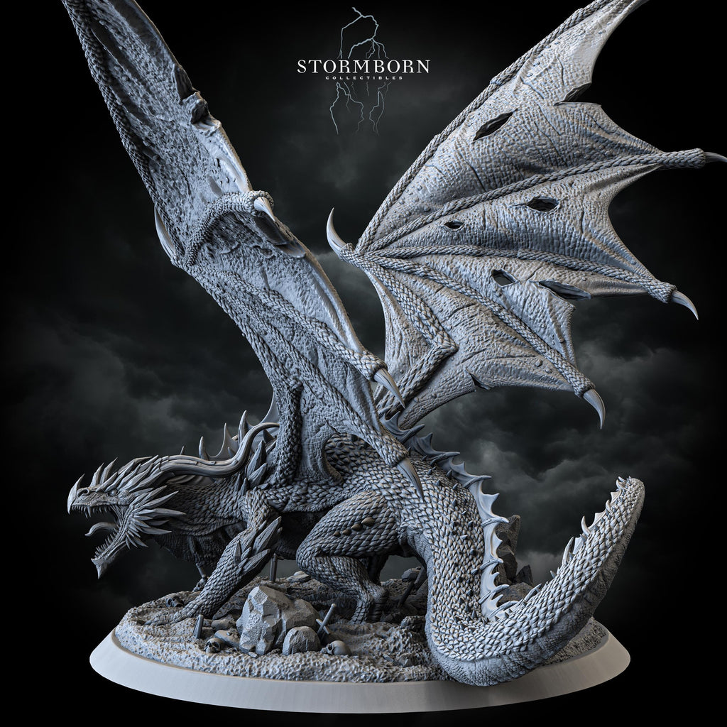 Ancient Red Dragon | Stormborn Collectibles | Lord of the Beholders | RESIN | Fantasy | Horror | RPG | Gaming Miniatures | BBEG