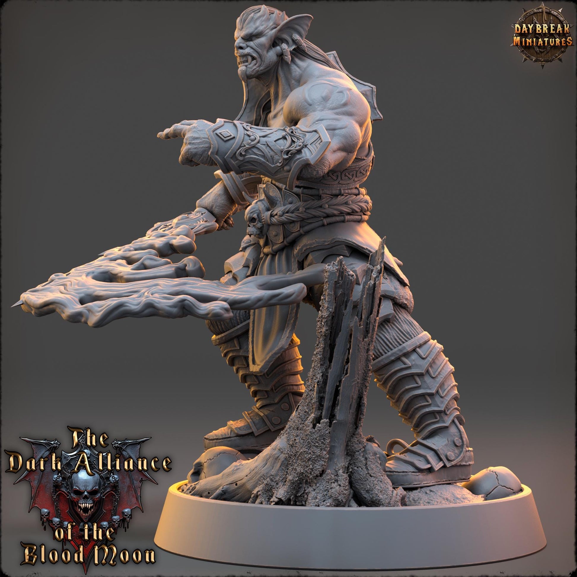 Drusco Bloodthorne | Daybreak Miniatures | Dark Alliance of the Blood Moon | RESIN | Fantasy | Wargaming | RPG | Gaming | Character Model