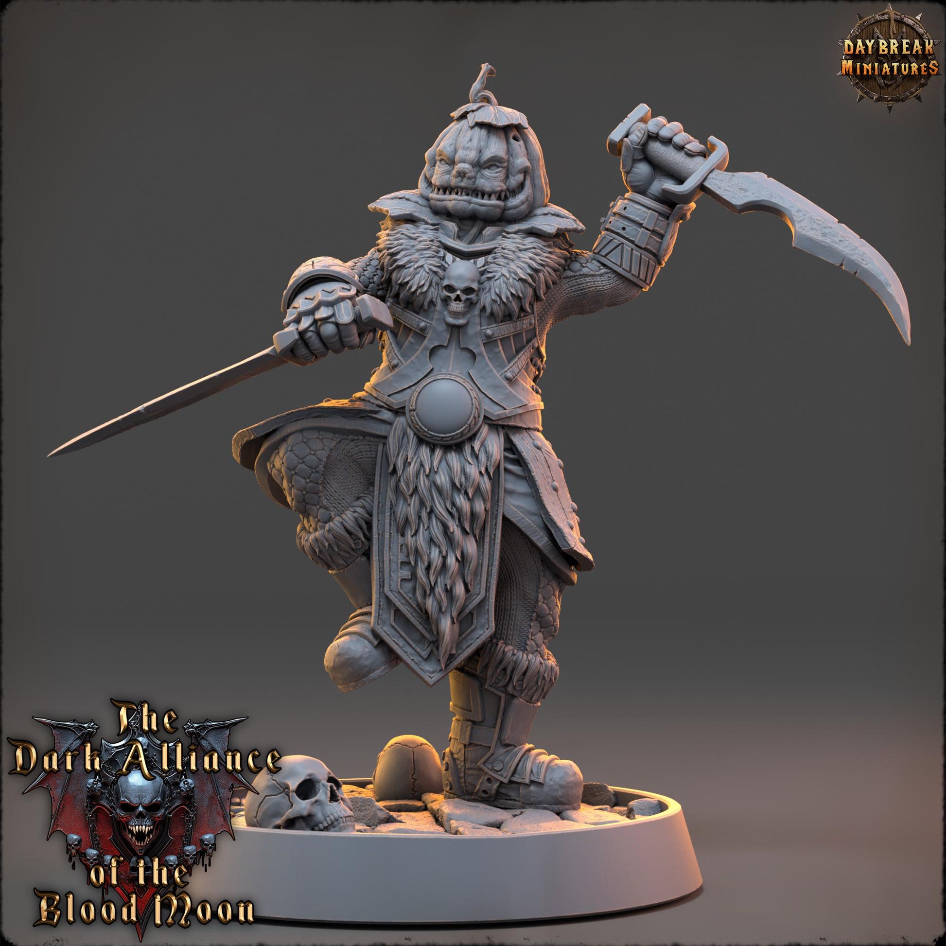 Ignatius Harrowkin | Daybreak Miniatures | Dark Alliance of the Blood Moon | RESIN | Fantasy | Wargaming | RPG | Gaming | Character Model