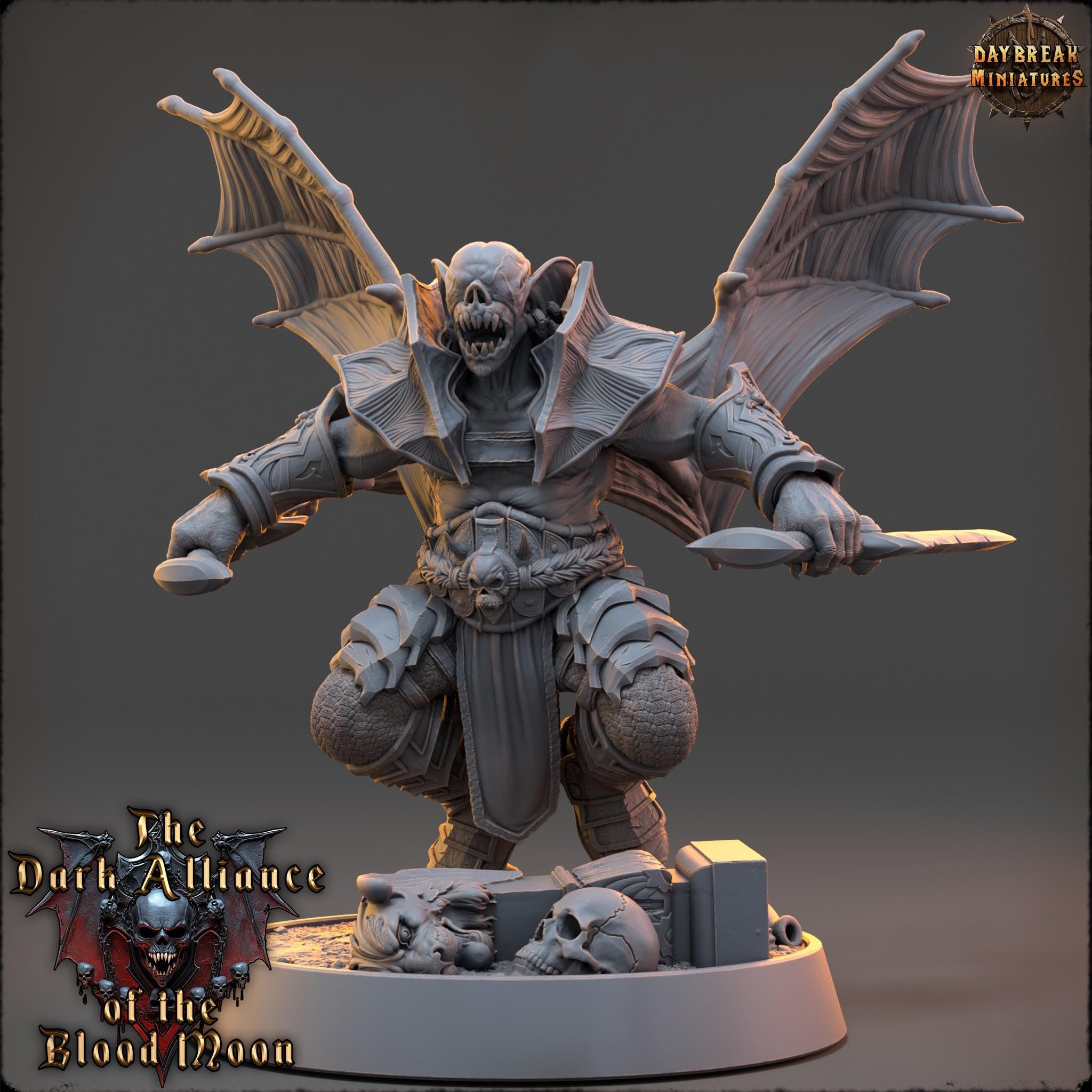 Sablus Thornfield | Daybreak Miniatures | Dark Alliance of the Blood Moon | RESIN | Fantasy | Wargaming | RPG | Gaming | Character Model