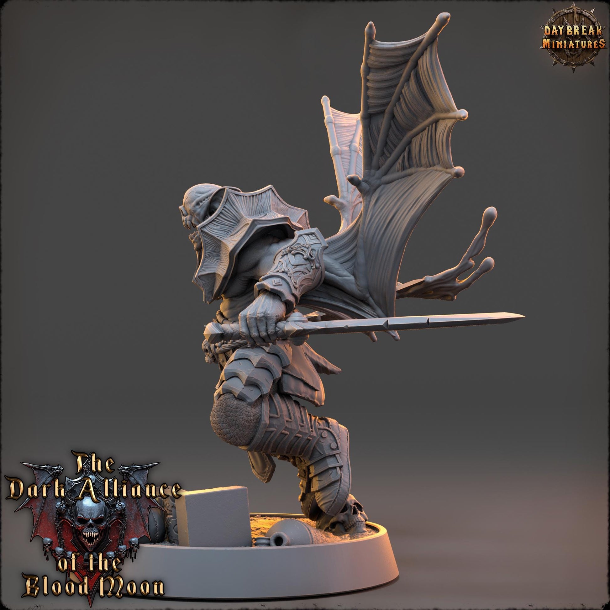 Sablus Thornfield | Daybreak Miniatures | Dark Alliance of the Blood Moon | RESIN | Fantasy | Wargaming | RPG | Gaming | Character Model