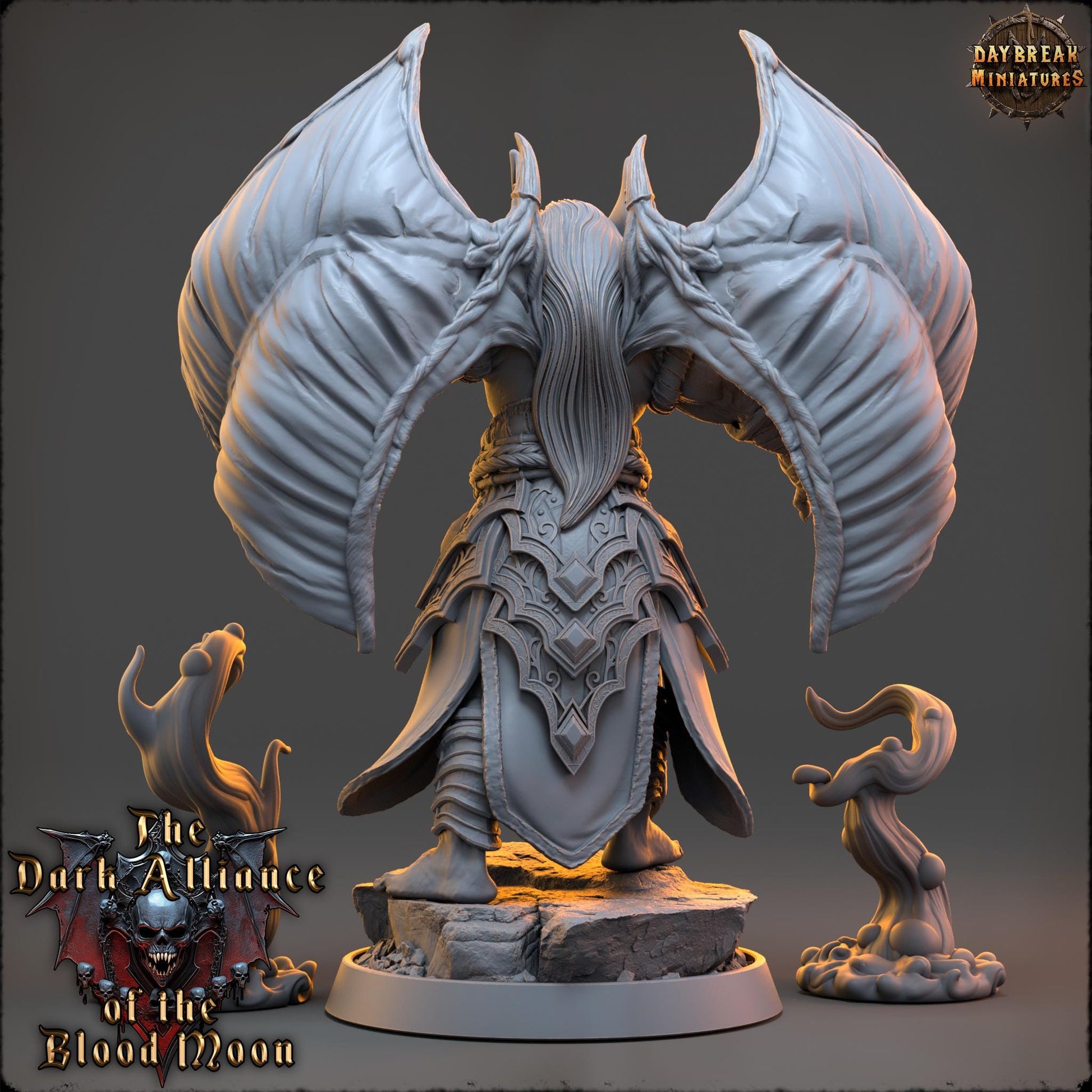 Serpentus Nightshade | Daybreak Miniatures | Dark Alliance of the Blood Moon | RESIN | Fantasy | Wargaming | RPG | Gaming | Character Model
