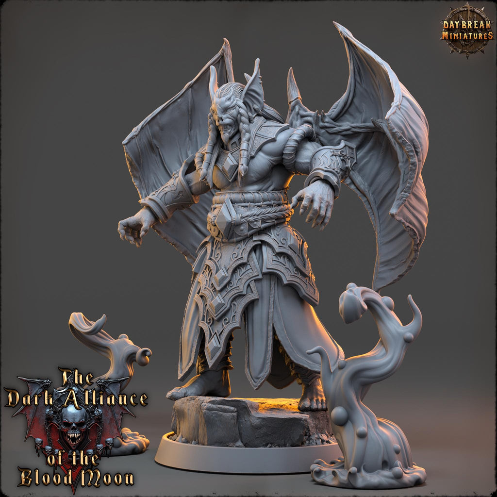 Serpentus Nightshade | Daybreak Miniatures | Dark Alliance of the Blood Moon | RESIN | Fantasy | Wargaming | RPG | Gaming | Character Model
