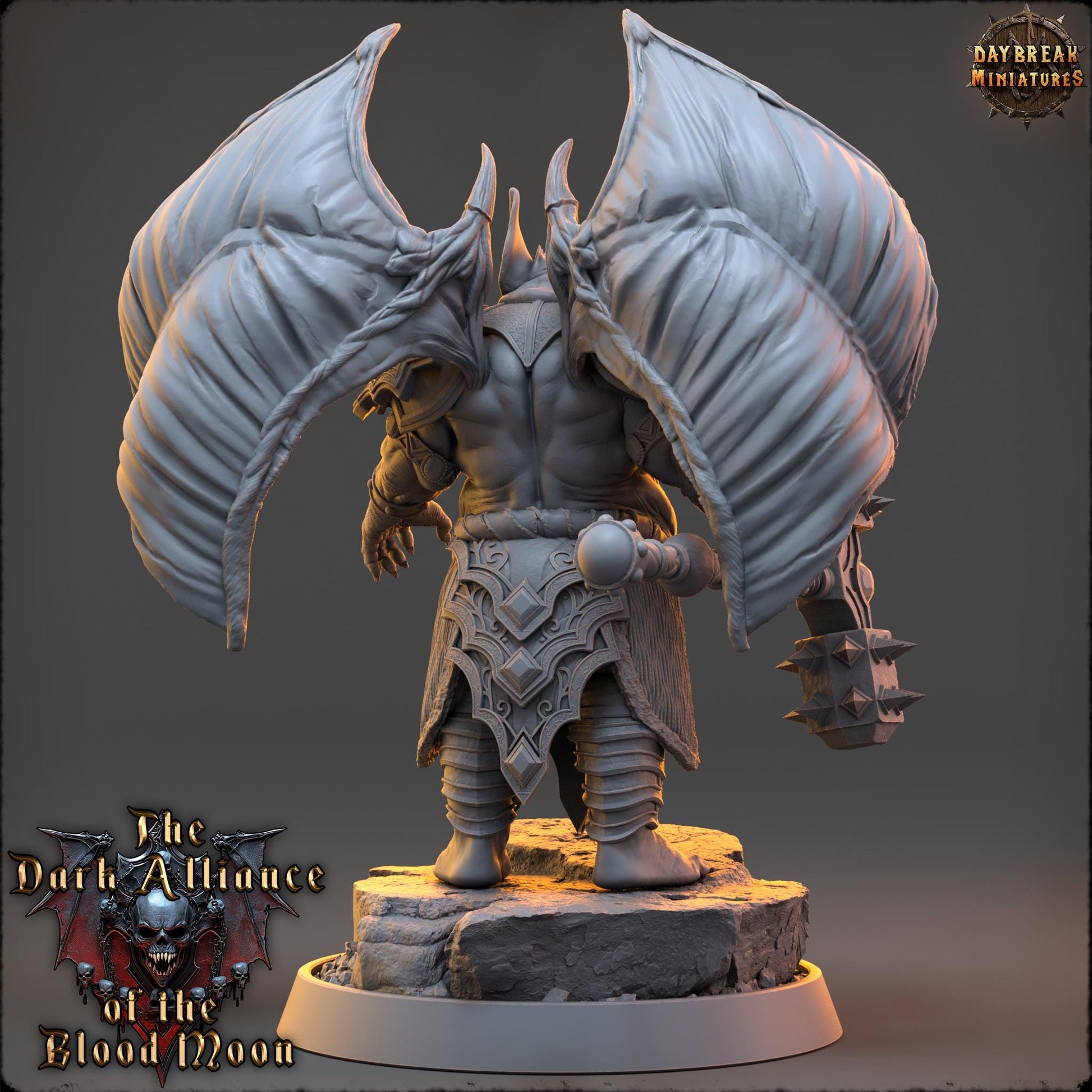 Valto Grimspire | Daybreak Miniatures | Dark Alliance of the Blood Moon | RESIN | Fantasy | Wargaming | RPG | Gaming | Character Model