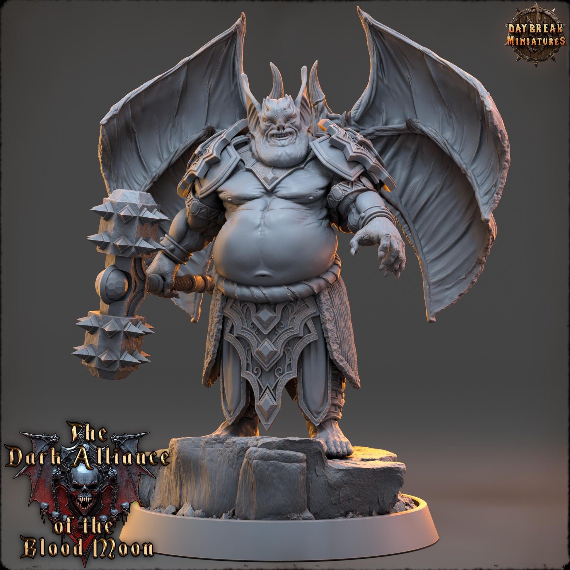 Valto Grimspire | Daybreak Miniatures | Dark Alliance of the Blood Moon | RESIN | Fantasy | Wargaming | RPG | Gaming | Character Model