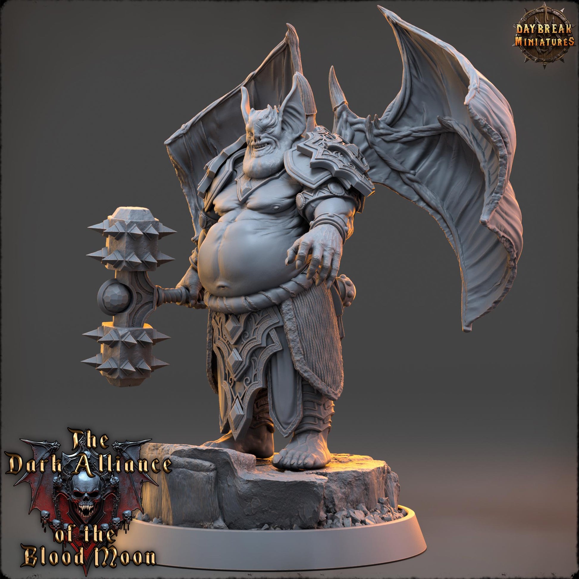 Valto Grimspire | Daybreak Miniatures | Dark Alliance of the Blood Moon | RESIN | Fantasy | Wargaming | RPG | Gaming | Character Model