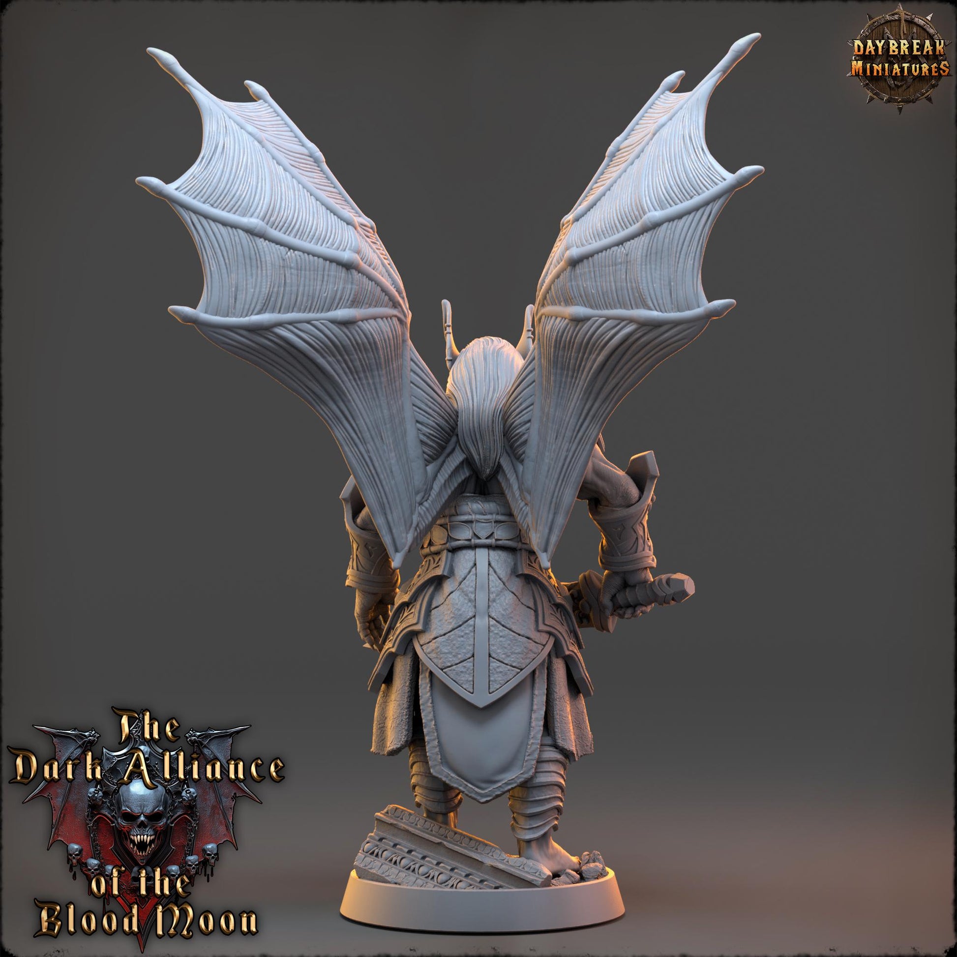 Vesper Malinov | Daybreak Miniatures | Dark Alliance of the Blood Moon | RESIN | Fantasy | Wargaming | RPG | Gaming | Character Model