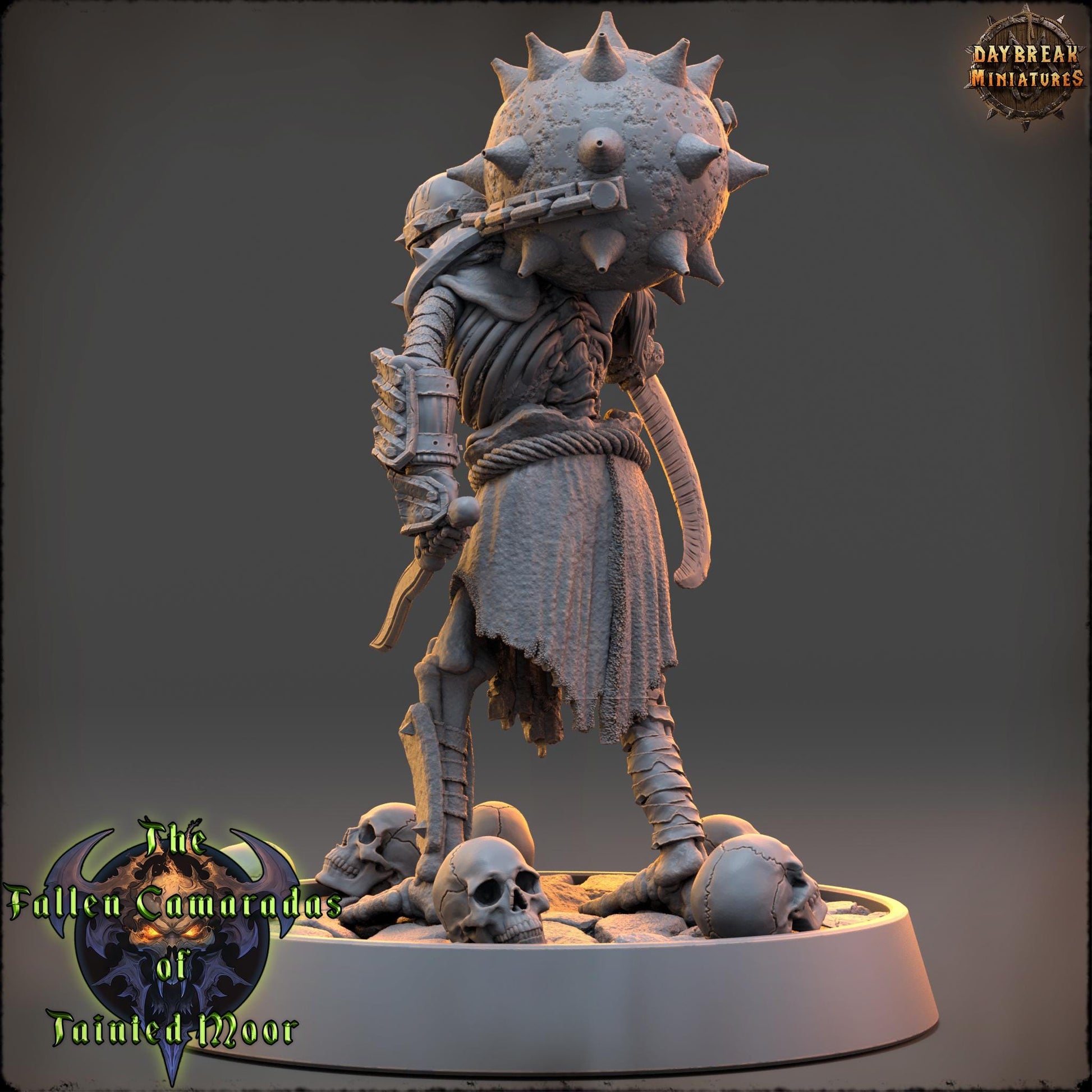 Fallen Camaradas of Tainted Moor | Daybreak Miniatures | Fallen Camaradas Tainted Moor | RESIN | Fantasy | Wargaming | RPG | Character Model