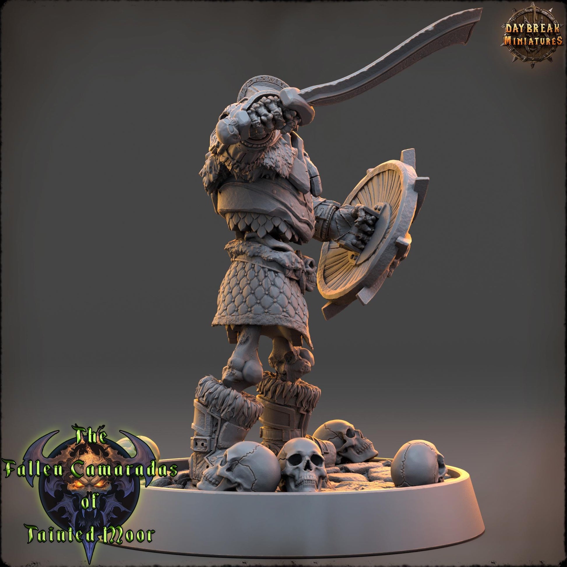 Grandmaster Rot | Daybreak Miniatures | Fallen Camaradas Tainted Moor | RESIN | Fantasy | Wargaming | RPG | Character Model