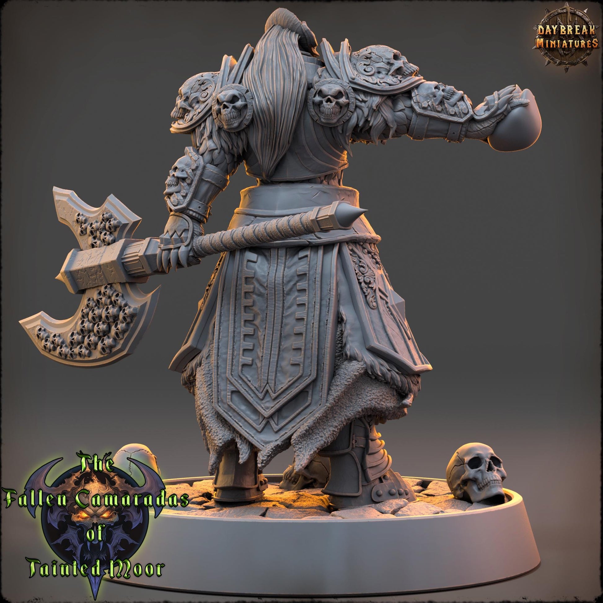 Pale Lord Kraven | Daybreak Miniatures | Fallen Camaradas Tainted Moor | RESIN | Fantasy | Wargaming | RPG | Character Model