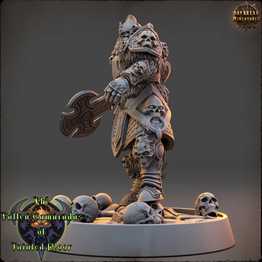 Spectral Overseer of the Bleak March | Daybreak Miniatures | Fallen Camaradas Tainted Moor | RESIN | Fantasy | Wargaming | RPG | Character
