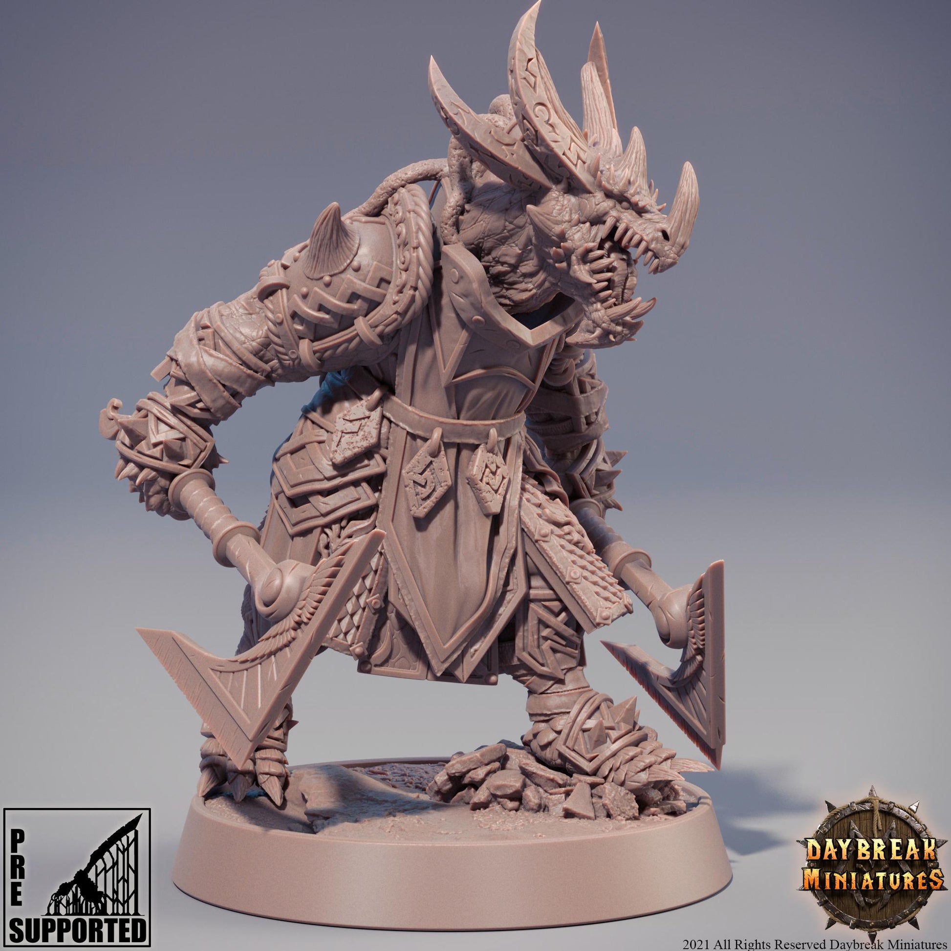 Kunzite of the Southern Rebels | Daybreak Miniatures | The Stoneborn of the Fire Mountains | RESIN | Fantasy | Wargaming | RPG | Gaming