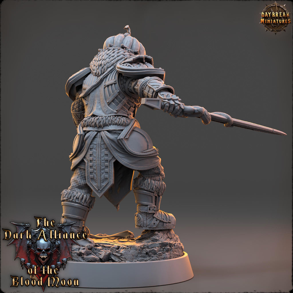 Carmine Hardgrove | Daybreak Miniatures | Dark Alliance of the Blood Moon | RESIN | Fantasy | Wargaming | RPG | Gaming | Character Model
