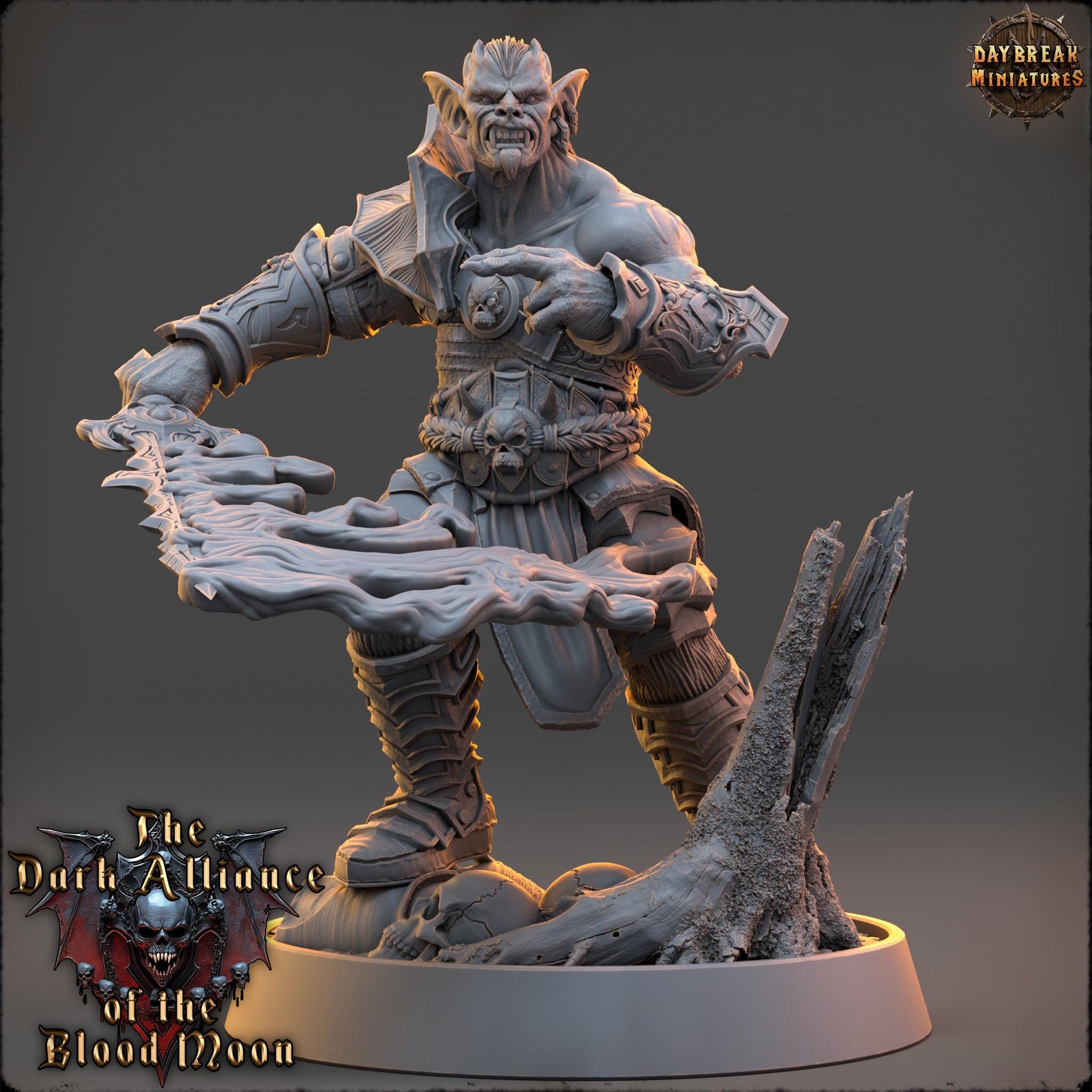 Drusco Bloodthorne | Daybreak Miniatures | Dark Alliance of the Blood Moon | RESIN | Fantasy | Wargaming | RPG | Gaming | Character Model