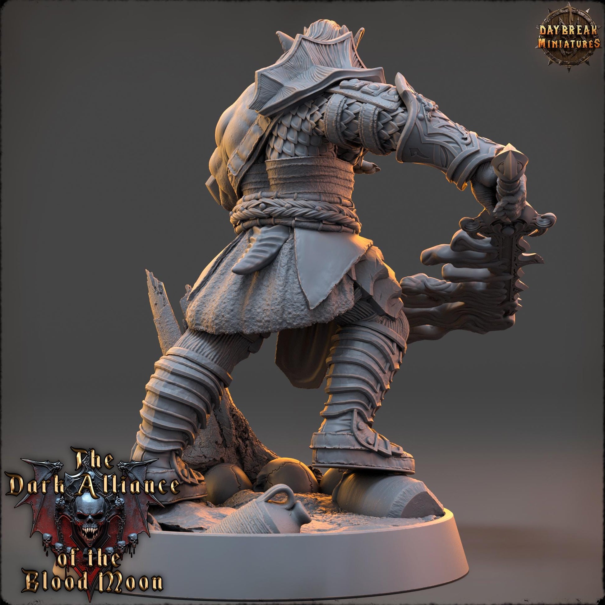 Drusco Bloodthorne | Daybreak Miniatures | Dark Alliance of the Blood Moon | RESIN | Fantasy | Wargaming | RPG | Gaming | Character Model