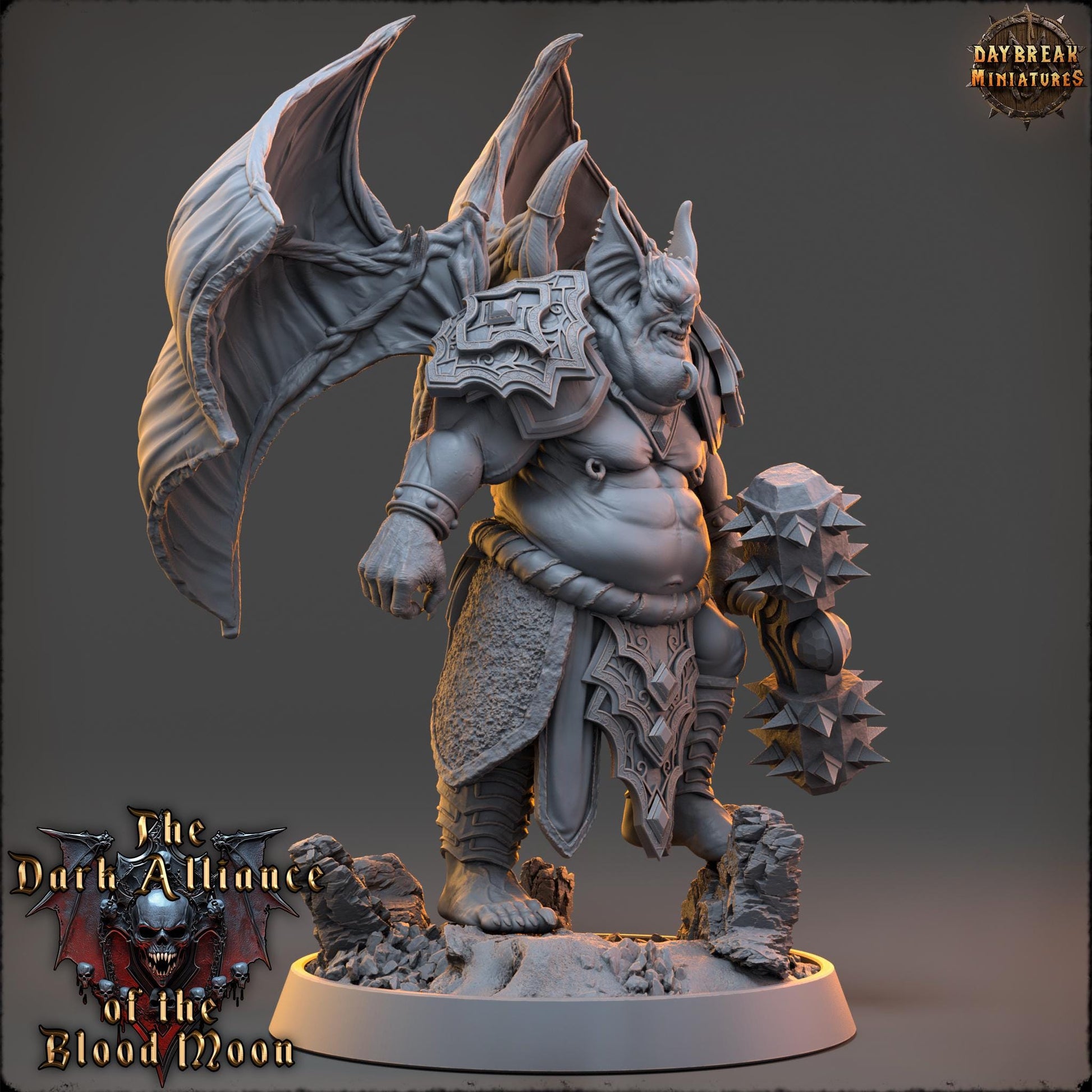 Nicodemus Gloomcrest | Daybreak Miniatures | Dark Alliance of the Blood Moon | RESIN | Fantasy | Wargaming | RPG | Gaming | Character Model