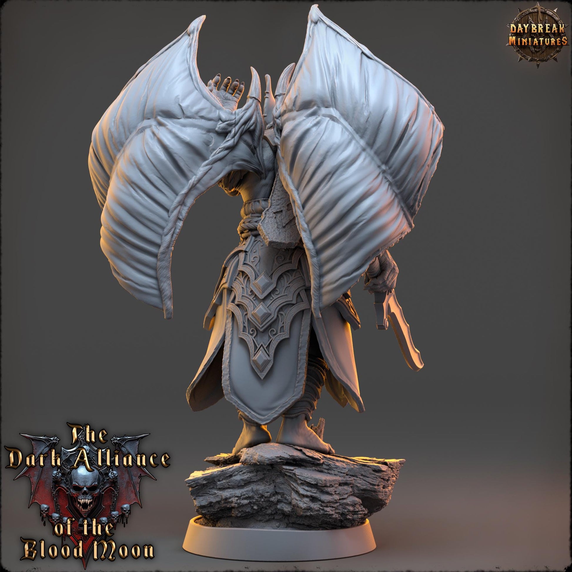 Prince Alaric Moonveil | Daybreak Miniatures | Dark Alliance of the Blood Moon | RESIN | Fantasy| Wargaming | RPG | Gaming | Character Model