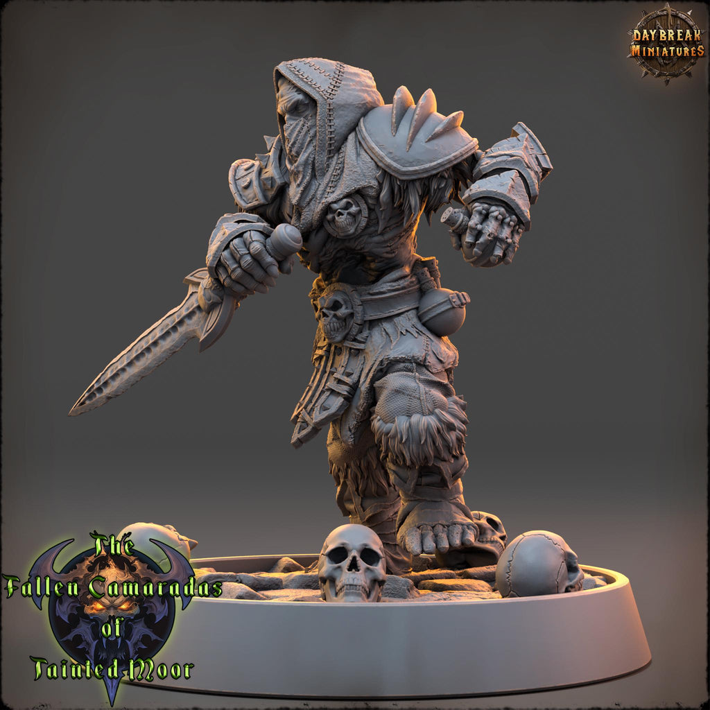 General Skarth Hollowfist | Daybreak Miniatures | Fallen Camaradas Tainted Moor | RESIN | Fantasy | Wargaming | RPG | Character Model