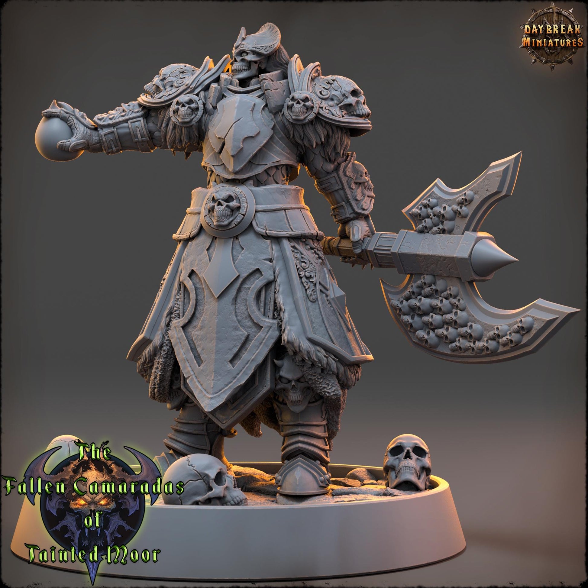 Pale Lord Kraven | Daybreak Miniatures | Fallen Camaradas Tainted Moor | RESIN | Fantasy | Wargaming | RPG | Character Model