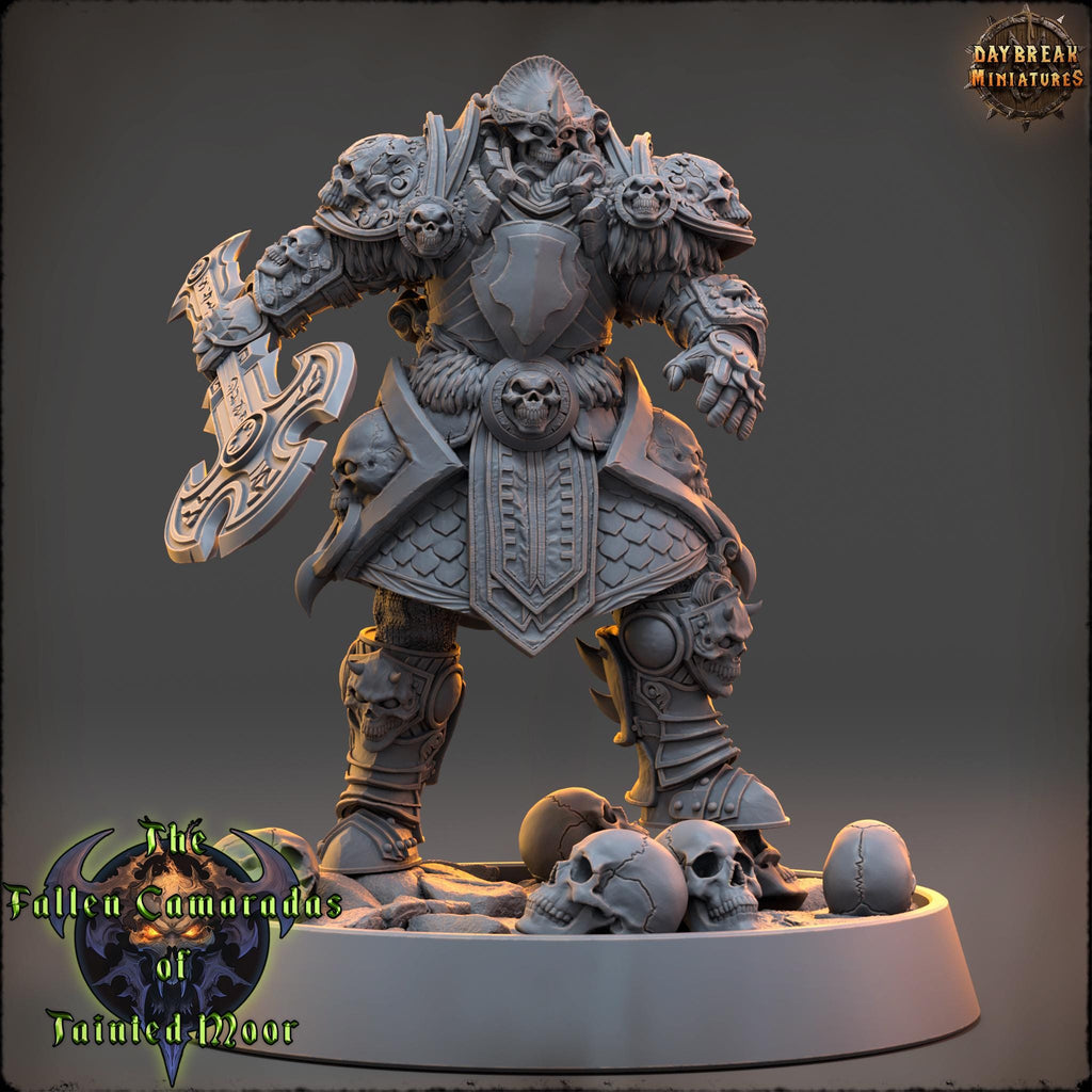 Spectral Overseer of the Bleak March | Daybreak Miniatures | Fallen Camaradas Tainted Moor | RESIN | Fantasy | Wargaming | RPG | Character