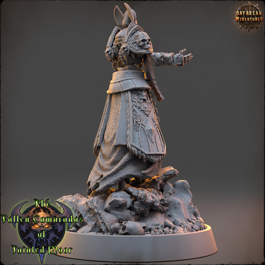 The Deathpriest of Tainted Moor | Daybreak Miniatures | Fallen Camaradas Tainted Moor | RESIN | Fantasy | Wargaming | RPG | Character Model