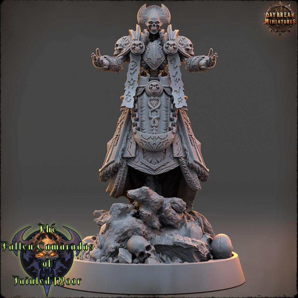 The Deathpriest of Tainted Moor | Daybreak Miniatures | Fallen Camaradas Tainted Moor | RESIN | Fantasy | Wargaming | RPG | Character Model