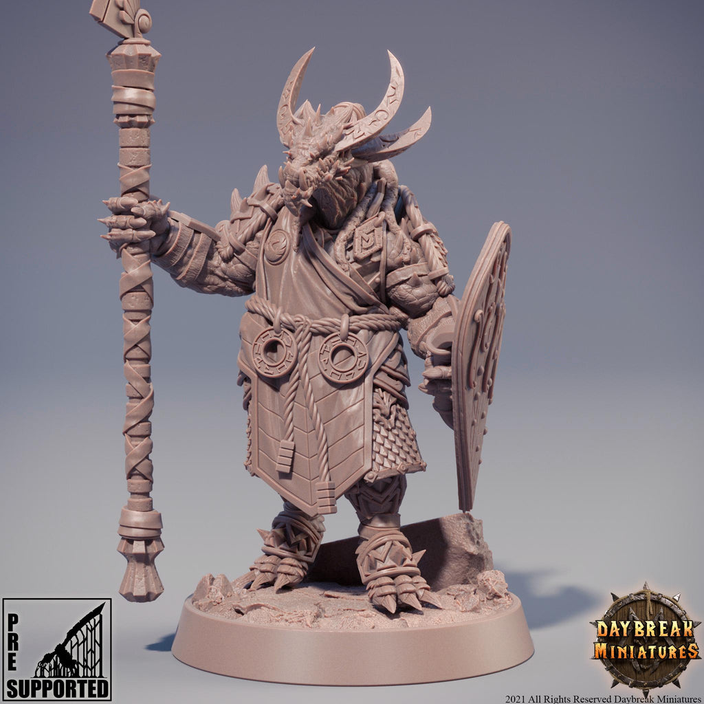 Mogok Moonslayer | Daybreak Miniatures | The Stoneborn of the Fire Mountains | RESIN | Fantasy | Wargaming | RPG | Gaming | Character Model