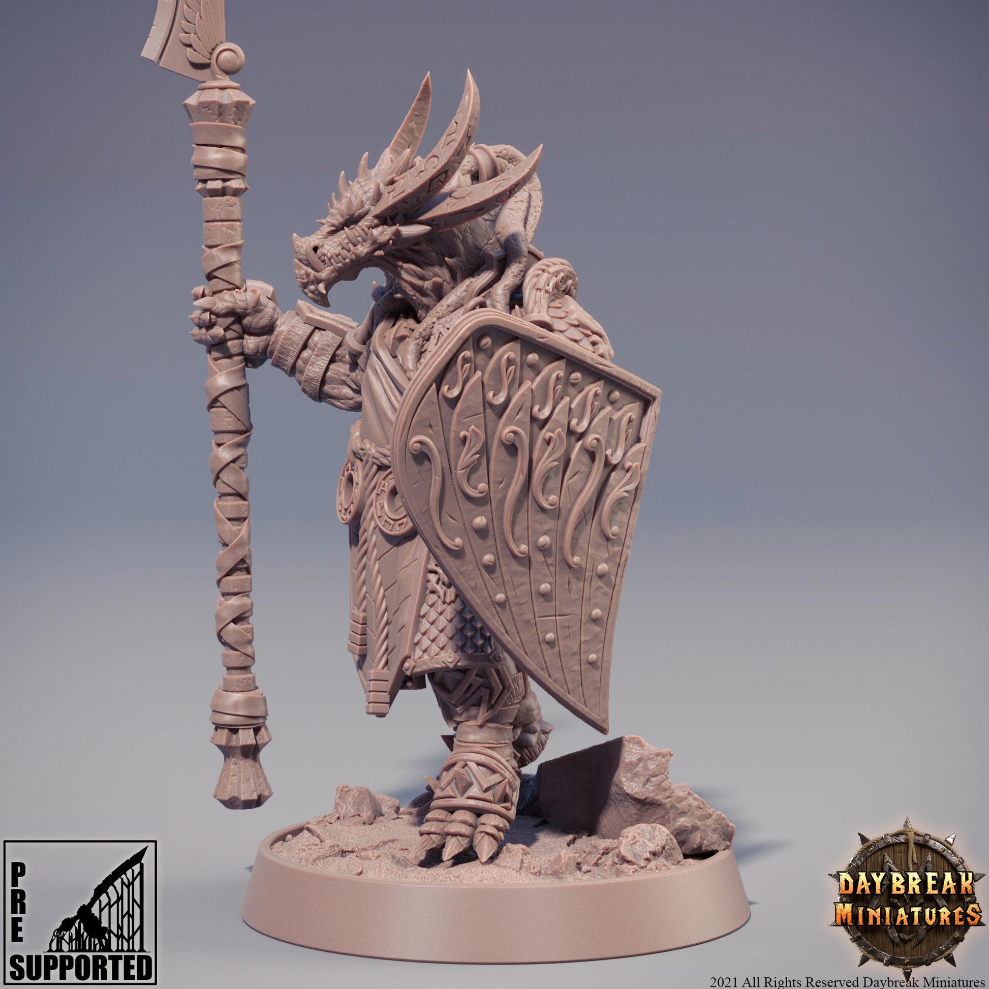 Mogok Moonslayer | Daybreak Miniatures | The Stoneborn of the Fire Mountains | RESIN | Fantasy | Wargaming | RPG | Gaming | Character Model
