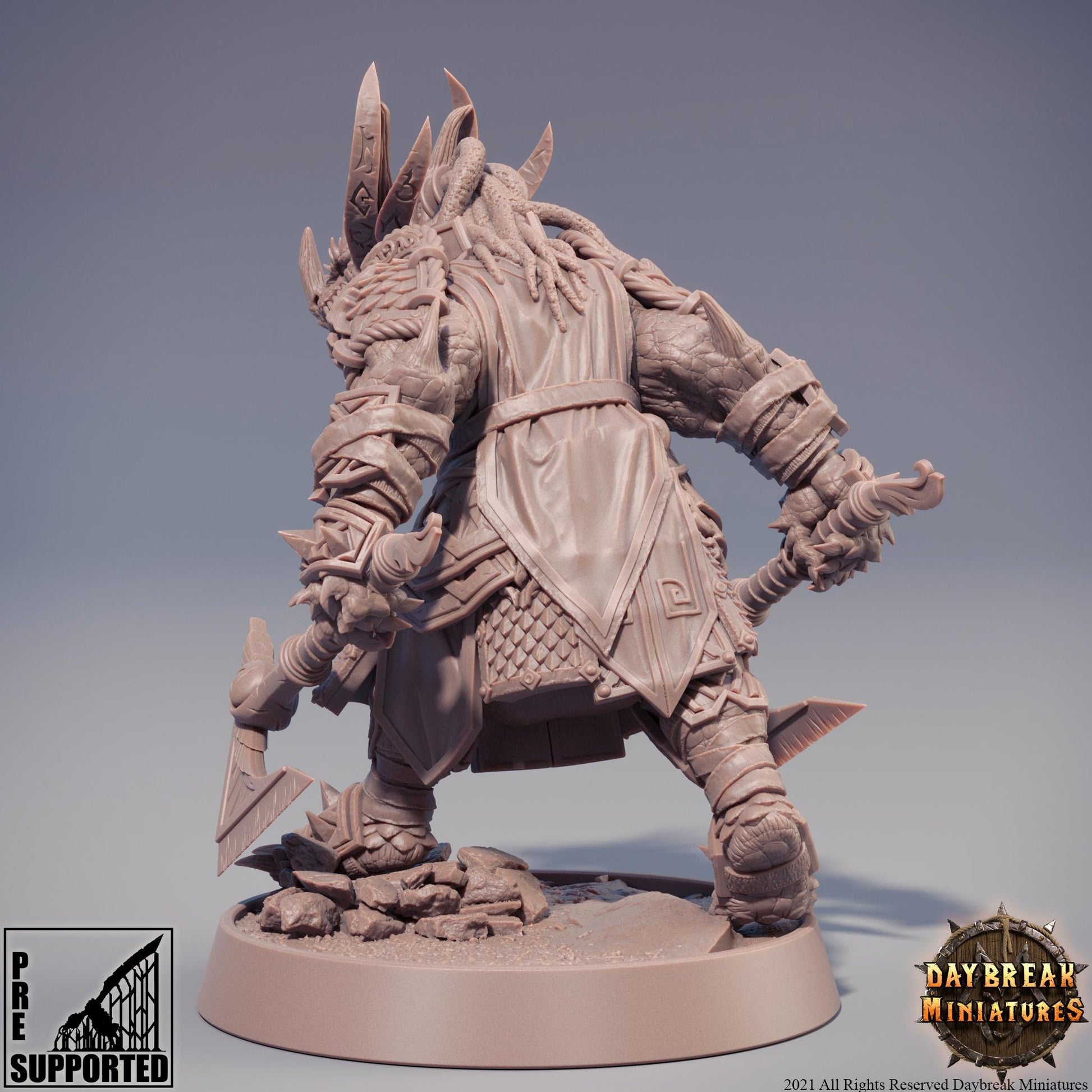 Kunzite of the Southern Rebels | Daybreak Miniatures | The Stoneborn of the Fire Mountains | RESIN | Fantasy | Wargaming | RPG | Gaming