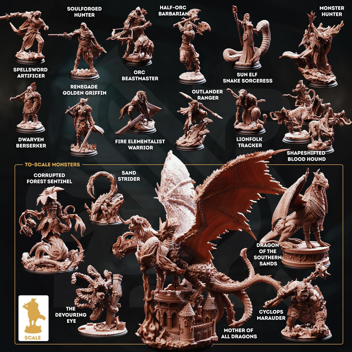 Wolfgang the World Shaker - Monster Hunter | DM Stash | A Wild Hunt | Fantasy | DnD | RPG| Gaming | Miniature | Character Model