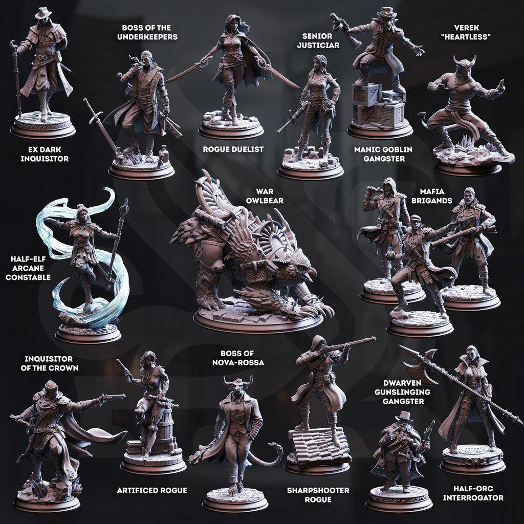 Verek Heartless of the Spit | DM Stash | Gangs of Grimgate | Fantasy | DnD | RPG| Tabletop | Miniature | Character