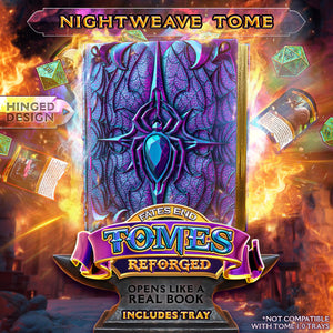 Reforged Nightweave Tome | Fates End | Fantasy | DnD | RPG | Roleplay Gaming | MTG Magic Card Box | Gamer Gift