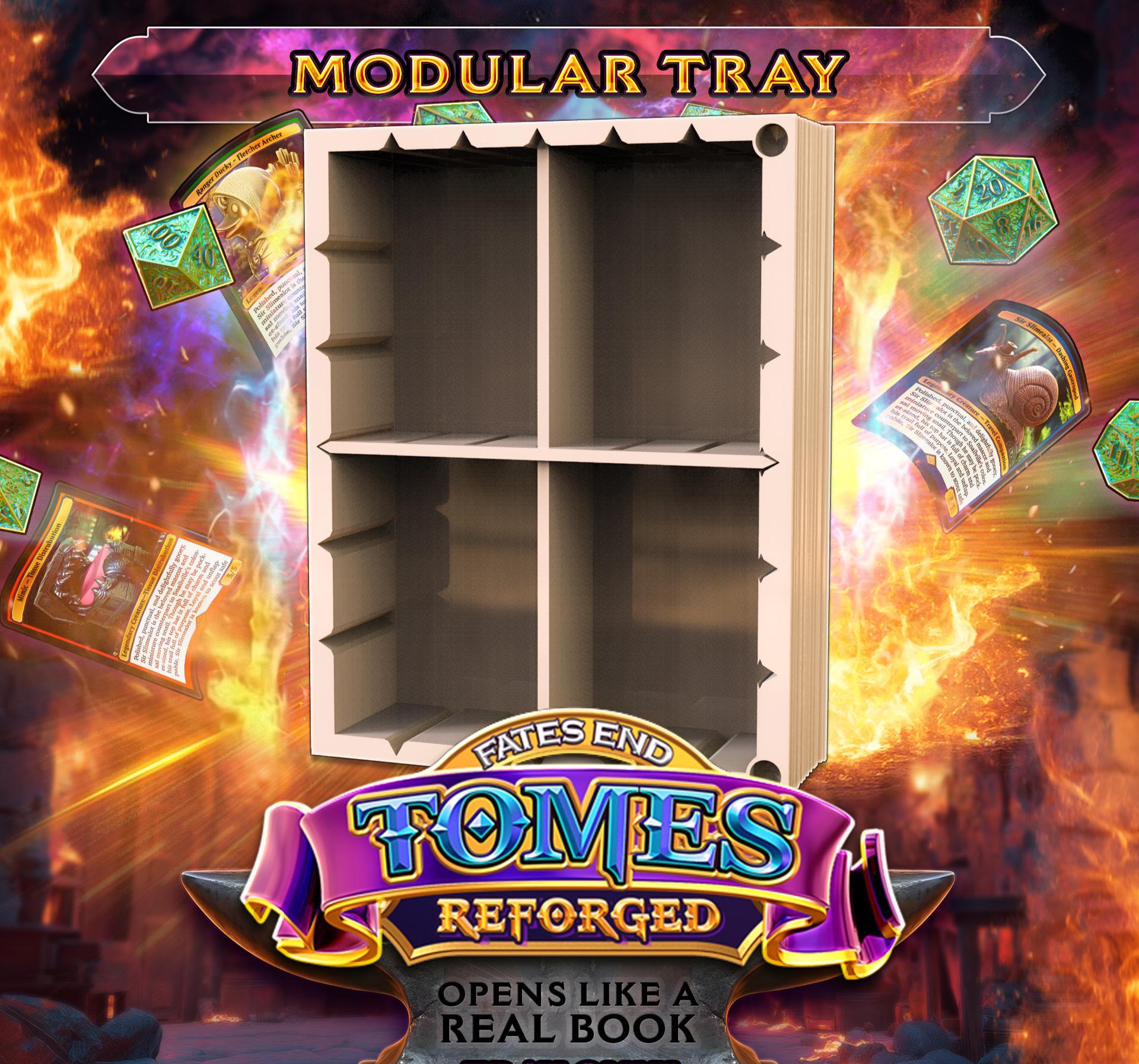 Reforged Monk Tome | Fates End | Fantasy | DnD | RPG | Roleplay Gaming | MTG Magic Card Box | Gamer Gift