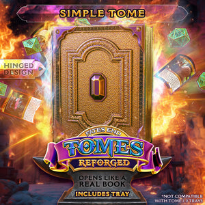 Reforged Simple Tome | Fates End | Fantasy | DnD | RPG | Roleplay Gaming | MTG Magic Card Box | Gamer Gift